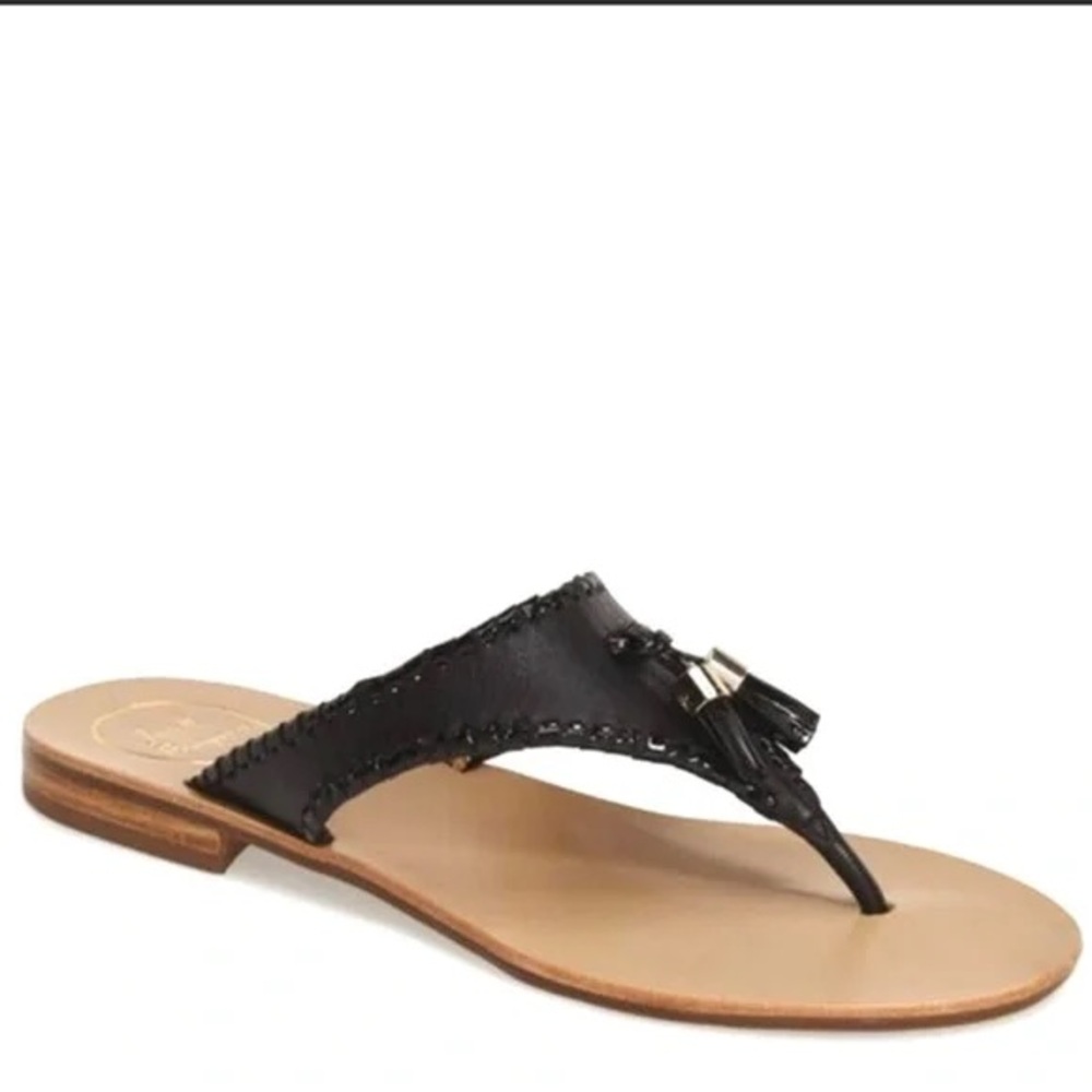 Jack Rogers Alana Black with Patent Leather Sandal
